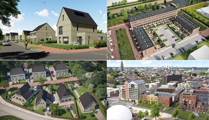 Er komen veel nieuwe huizen bij