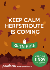  Vrijdag 3 november Herfstroute OPEN HUIS