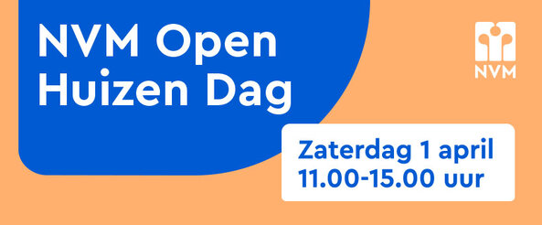 Zaterdag 1 april: NVM Open Huizen Dag 